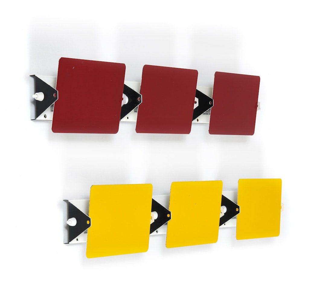 Suite de six appliques mod. CP1 by Charlotte Perriand