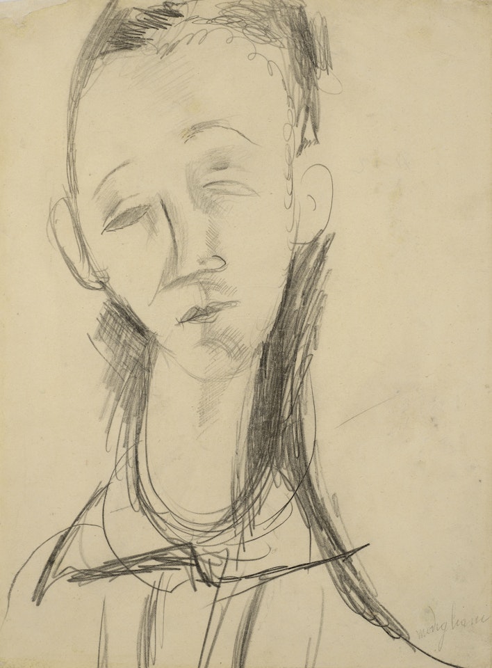 Portrait de jeune fille by Amedeo Modigliani