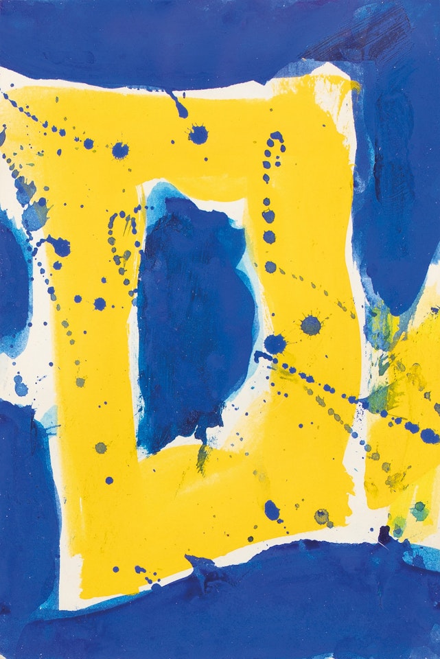 UNTITLED (SF59 - 315) by Sam Francis