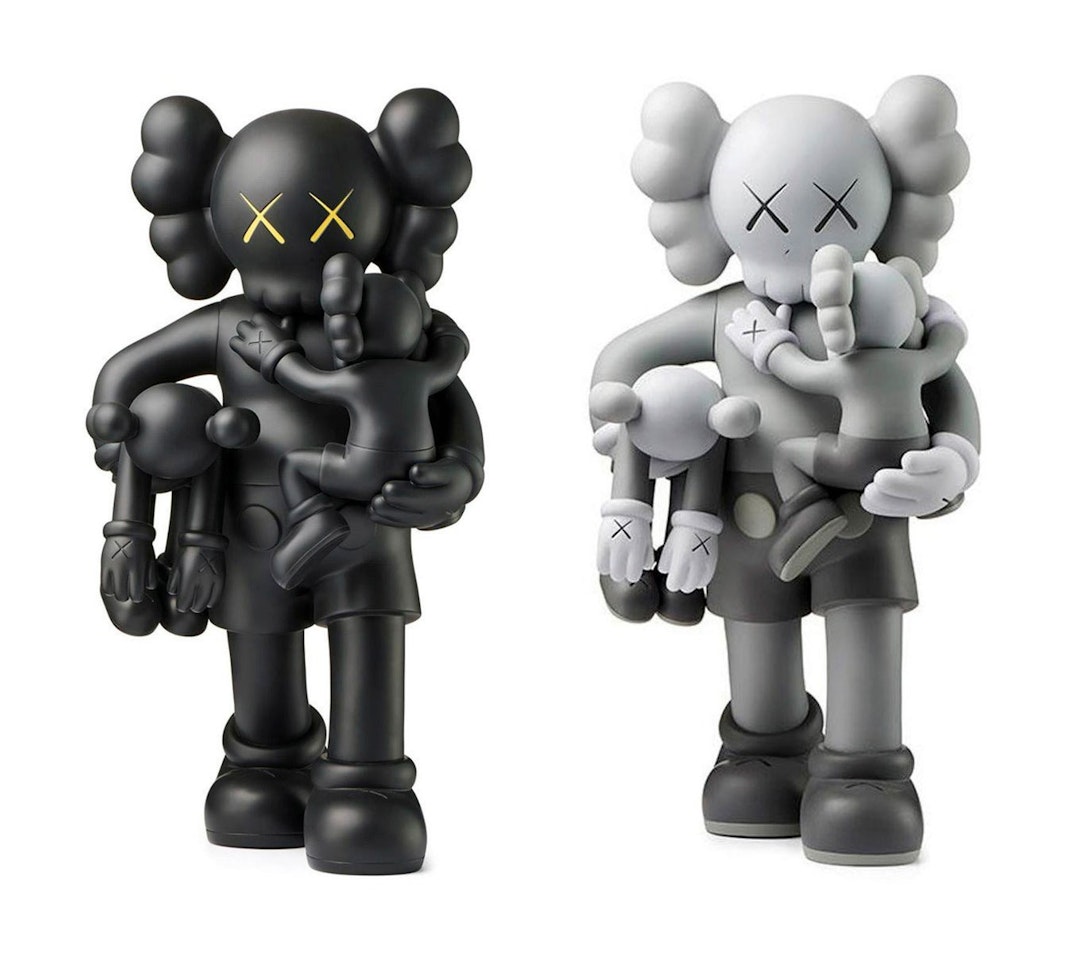 CLEAN SLATE, GREY & BLACK (2) by Kaws