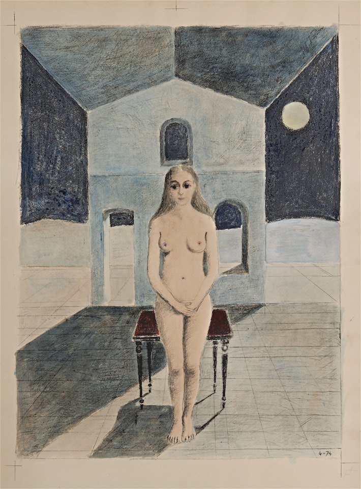 La Voyante by Paul Delvaux