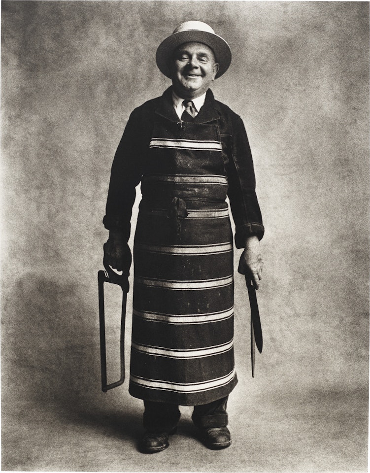 Butcher, London by Irving Penn