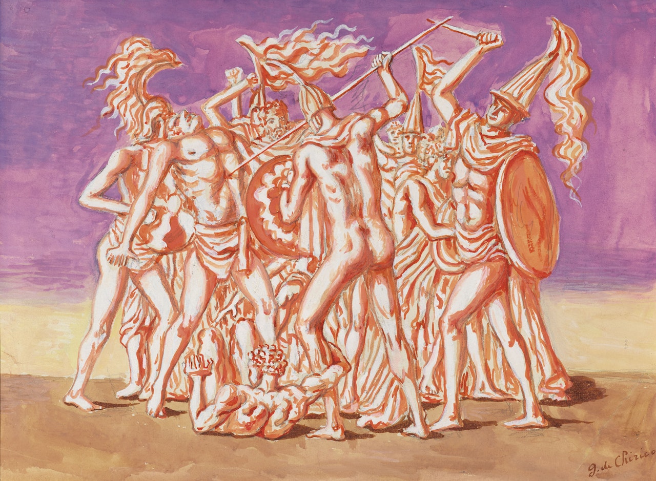 Combattimento by Giorgio de Chirico