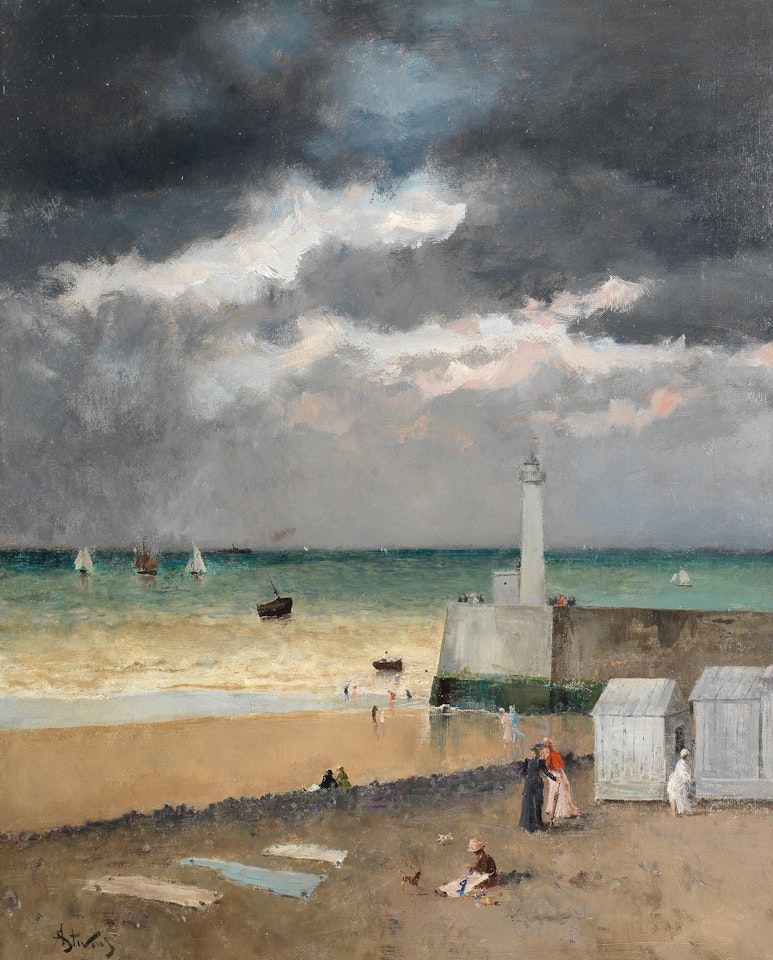 Le Tréport by Alfred Stevens