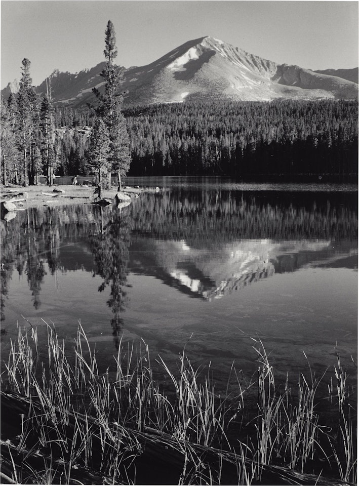 Mt. Kaweah, Moraine Lake, Sequoia National Park, California by Ansel Adams