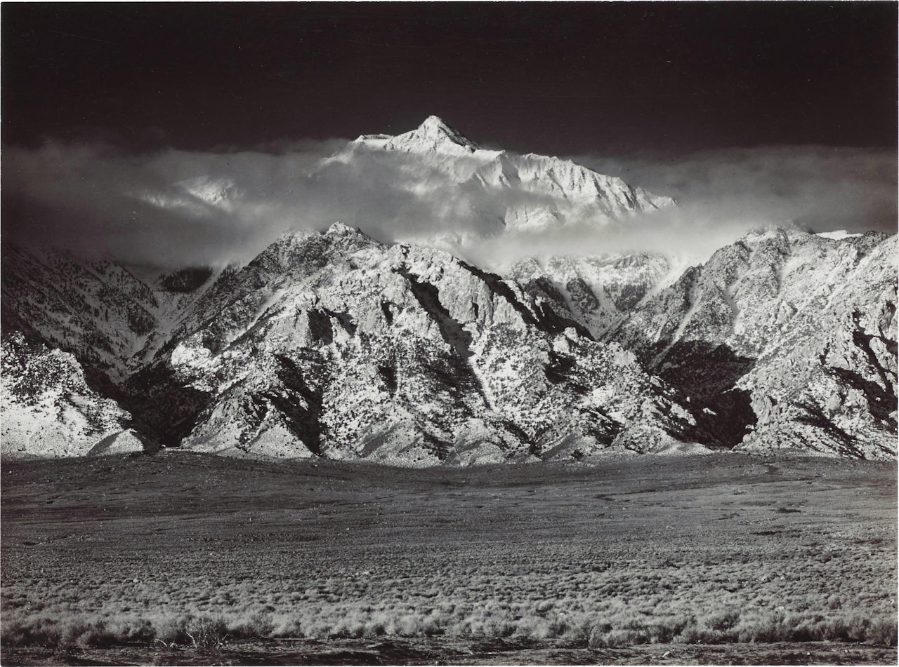 Mount Williamson, Sierra Nevada, from the Owens Valley, California by Ansel Adams