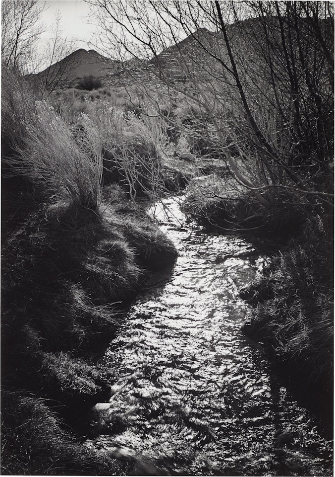 Creek, Tungsten Hills, Owens Valley, California by Ansel Adams