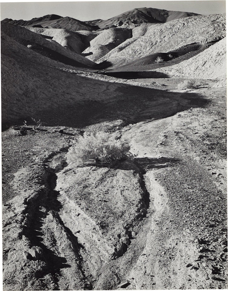 Hills and Wash East of Zabriskie Point by Ansel Adams