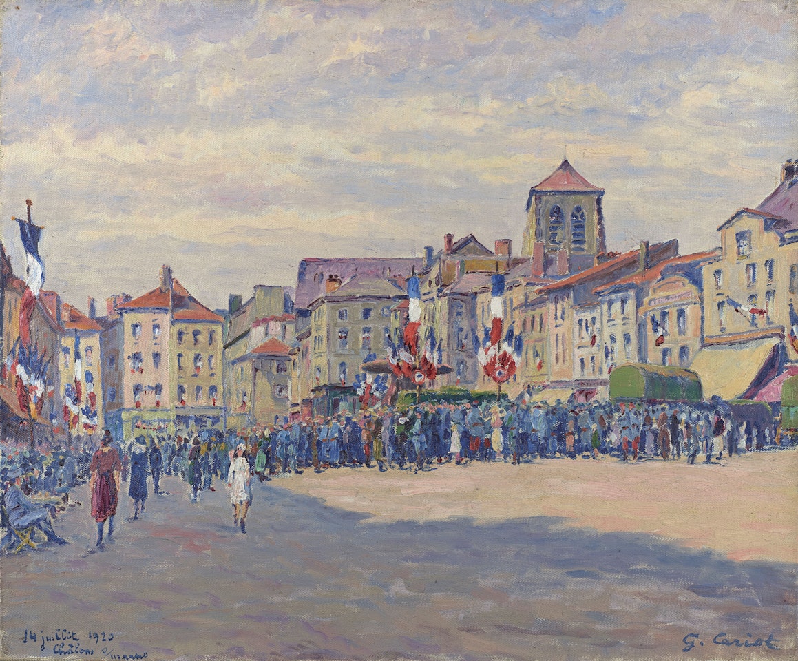 Fête du 14 juillet 1920 à Châlons-sur-Marne by Gustave Cariot