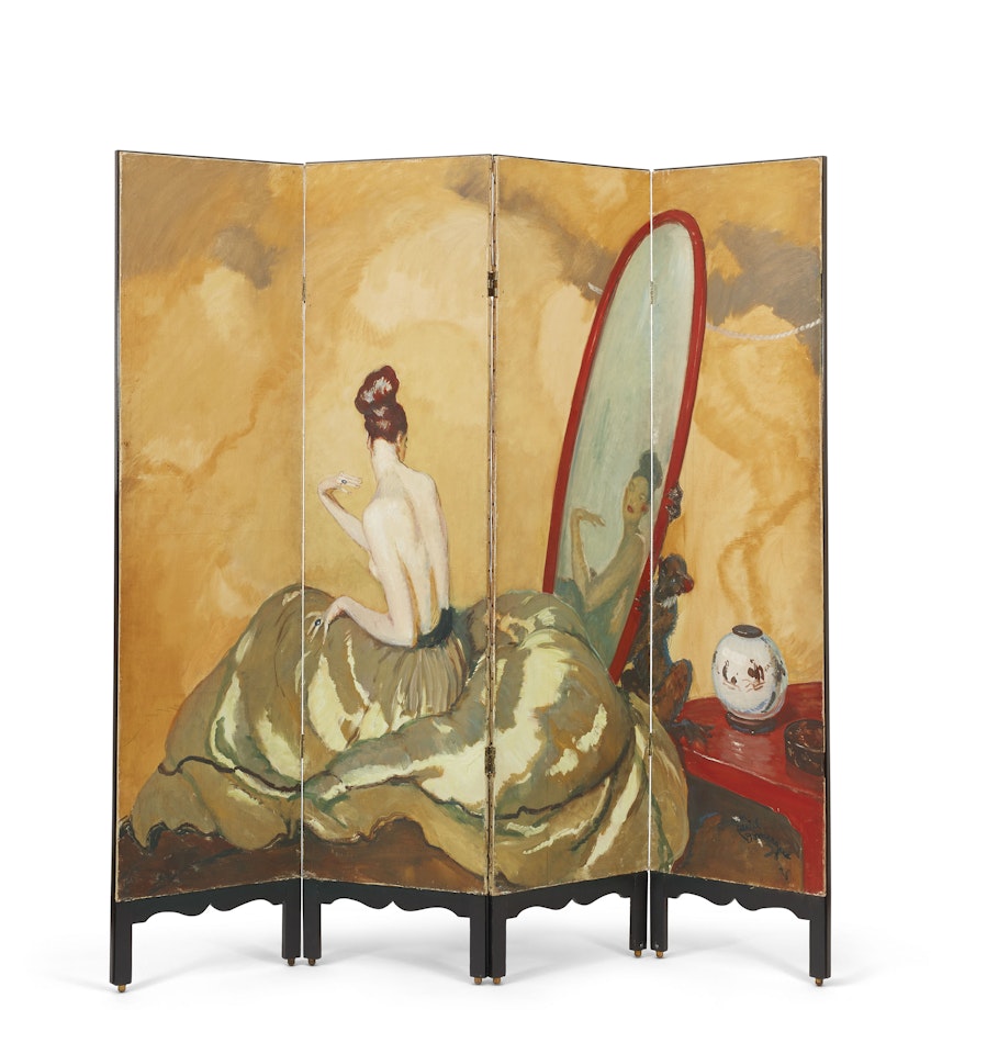 Éve au miroir by Jean Gabriel Domergue