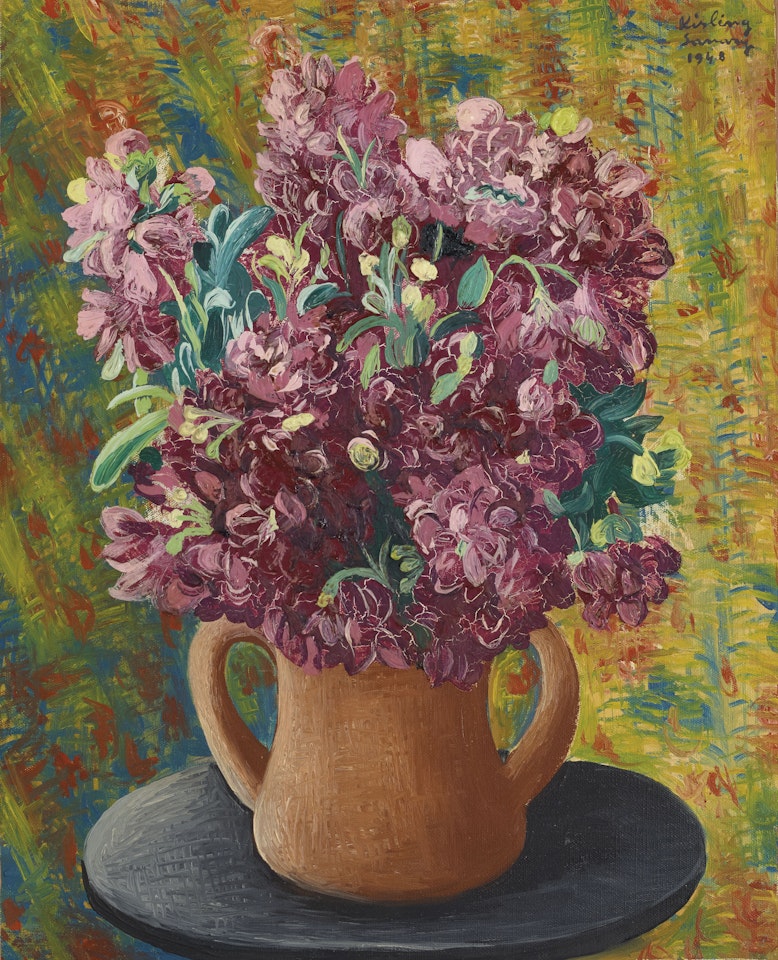Bouquet de giroflées by Moïse Kisling