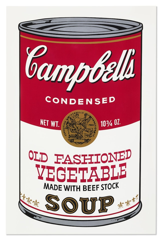 CAMPBELL'S SOUP II: OLD FASHIONED VEGETABLE (II.54) by Andy Warhol