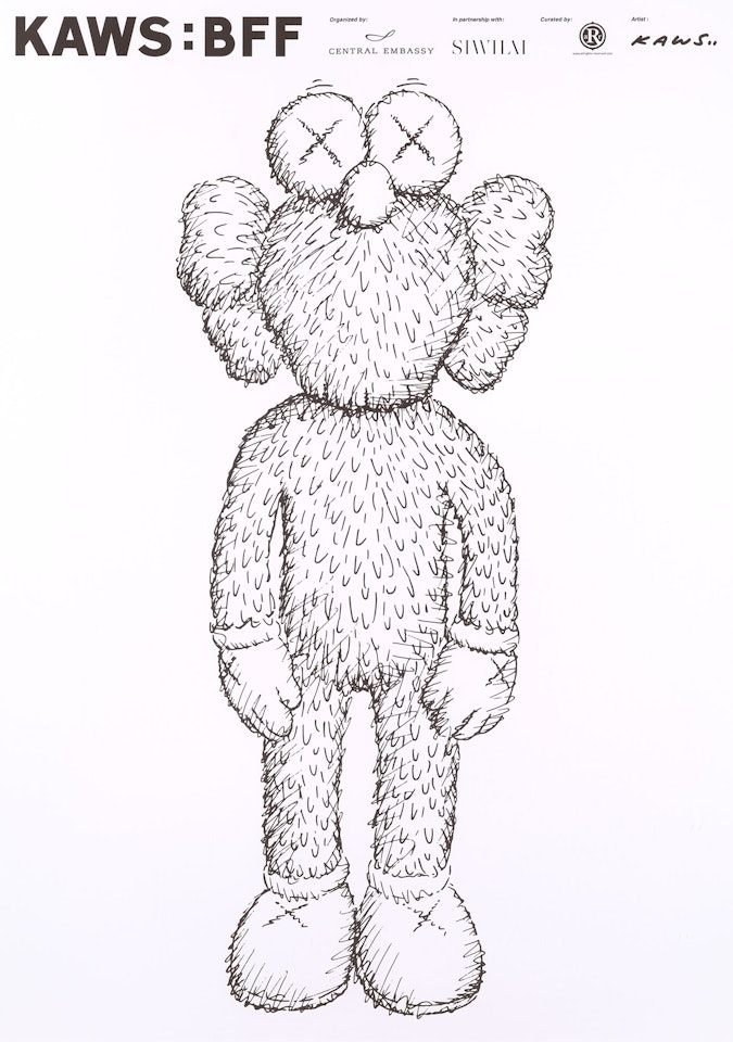 BFF: 2016 EXHIBITION POSTER by Kaws