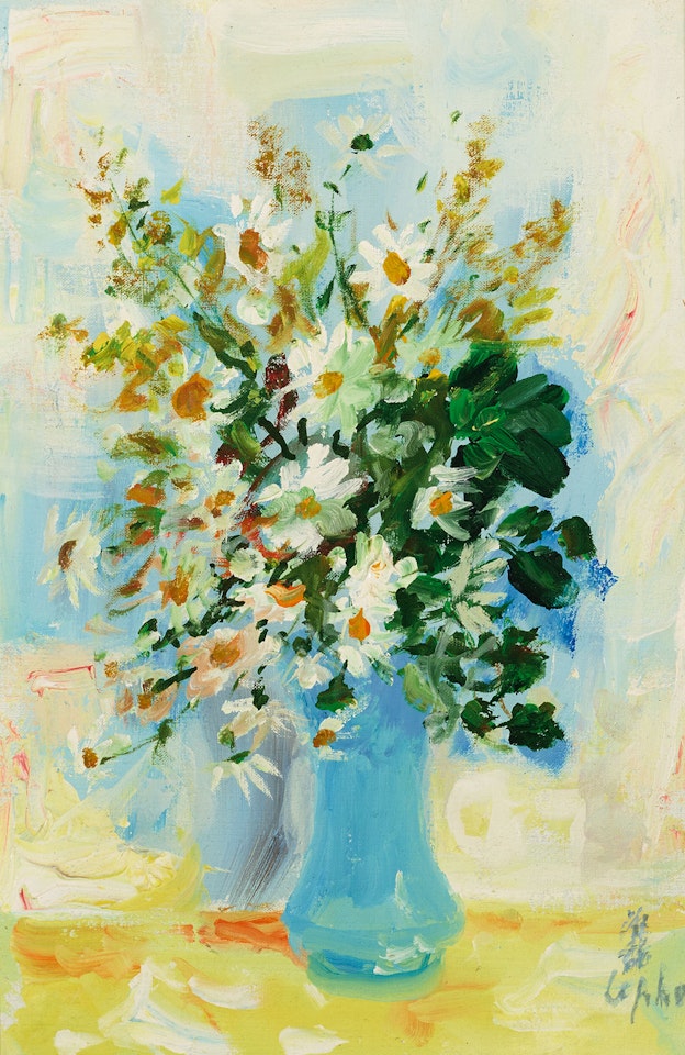 Fleurs (Bleu) by Le Pho