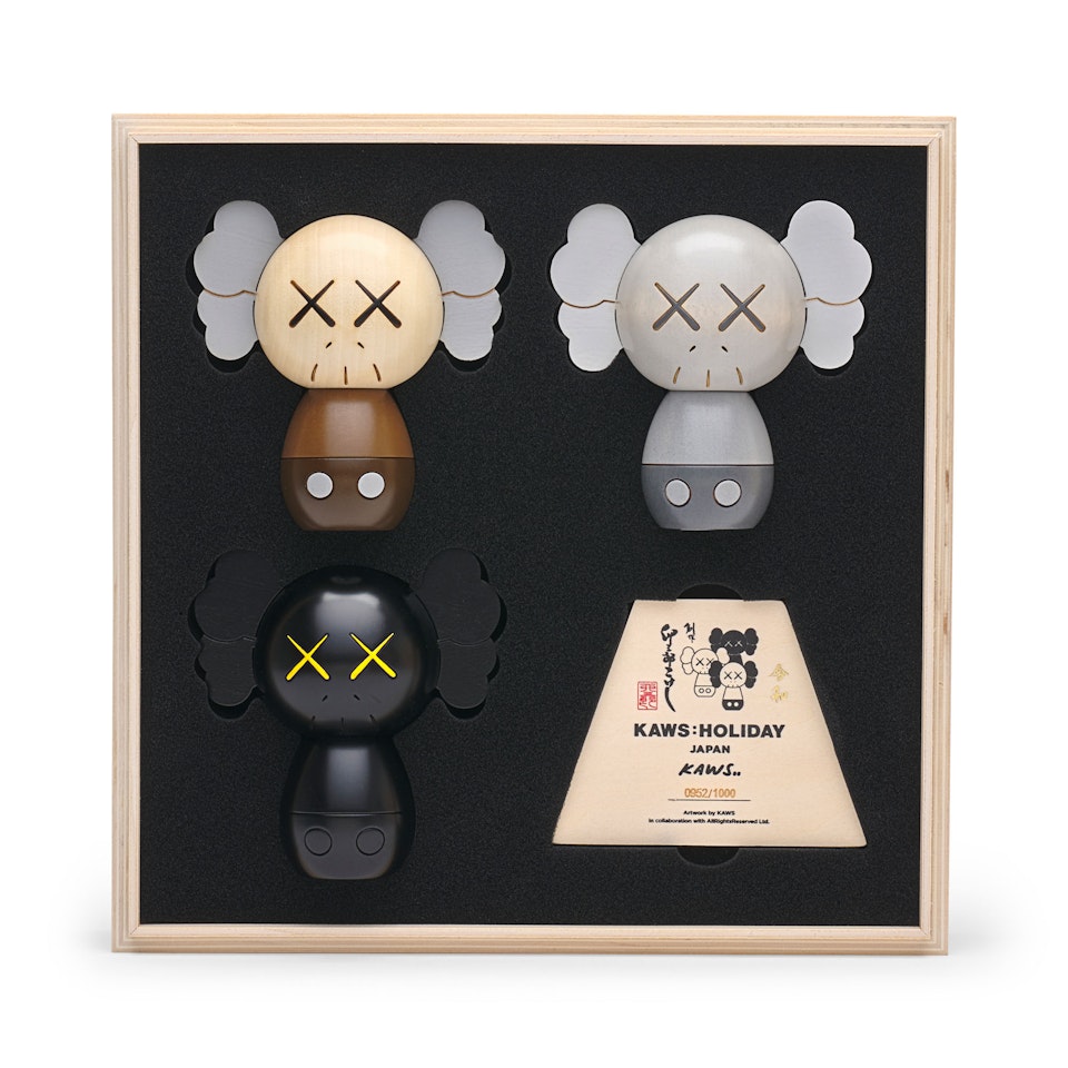 Kaws: Holiday Japan Kokeshi Dolls by Kaws