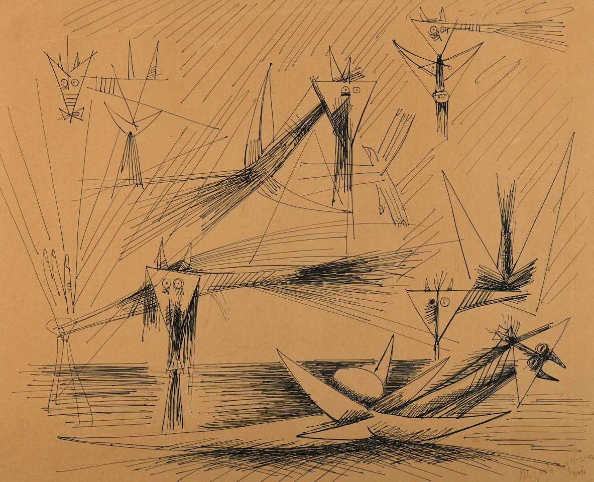 L’Œuf d’Æpiornis by Wifredo Lam