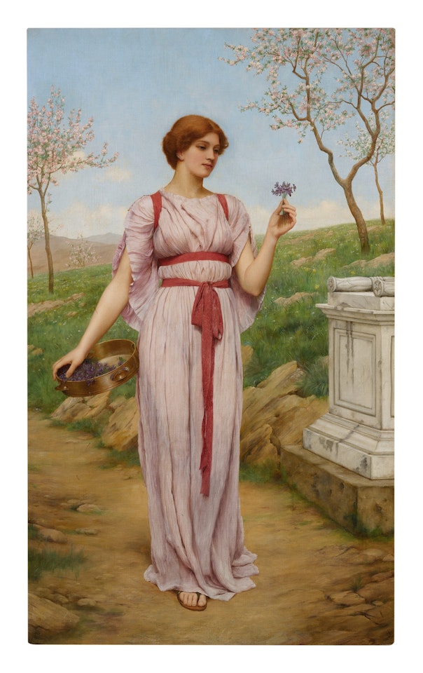 THE POSY by JOHN WILLIAM GODWARD, R.B.A.