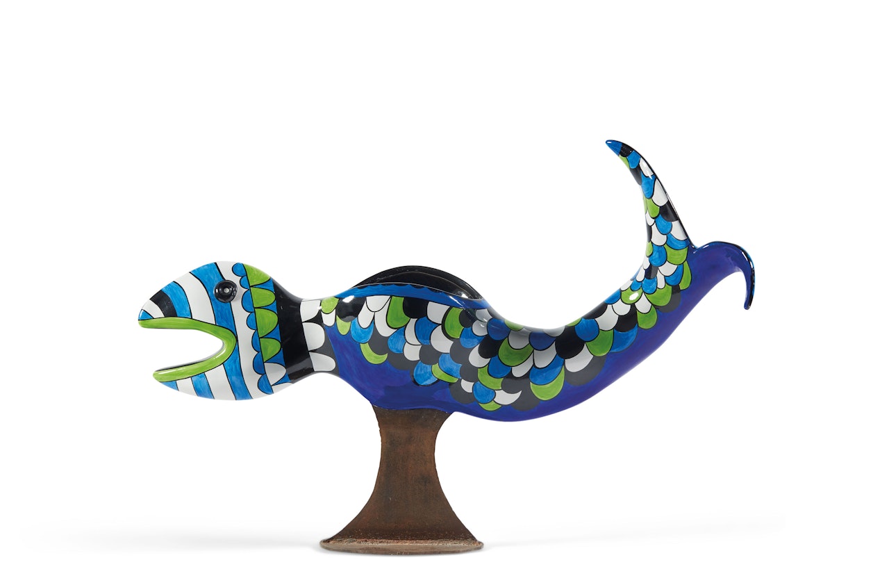 Poisson vase by Niki de Saint Phalle
