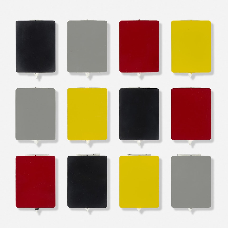 wall sconces, set of twelve by Charlotte Perriand