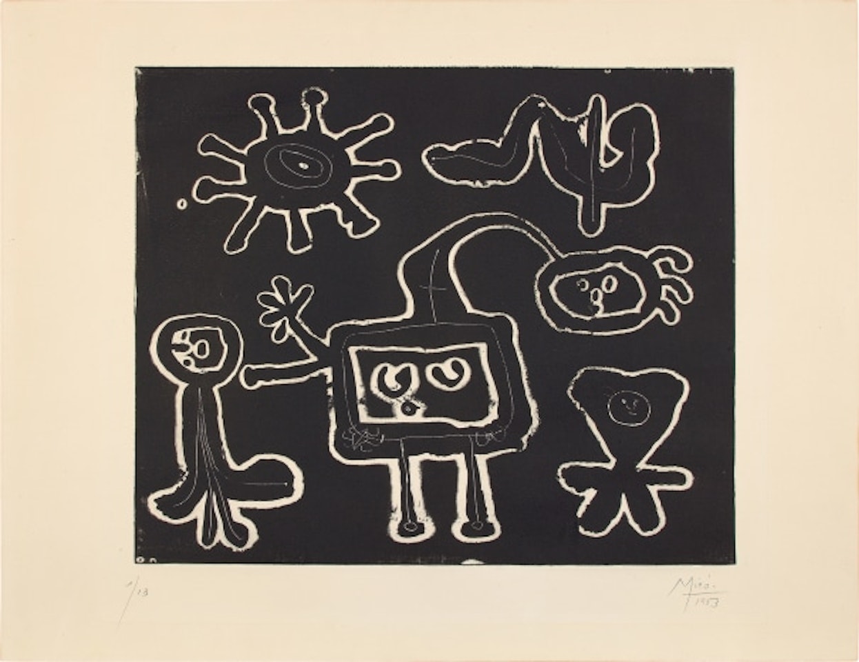 Série I: plate 2 by Joan Miró
