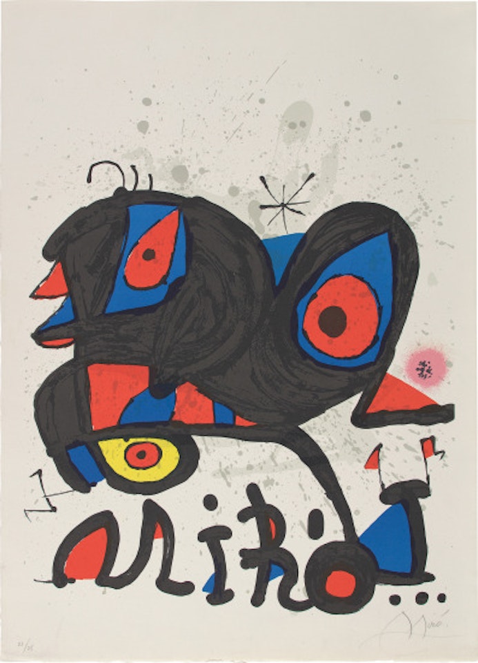 Exhibition 'Miró, at the Louisiana, Humlebaek, Denmark by Joan Miró
