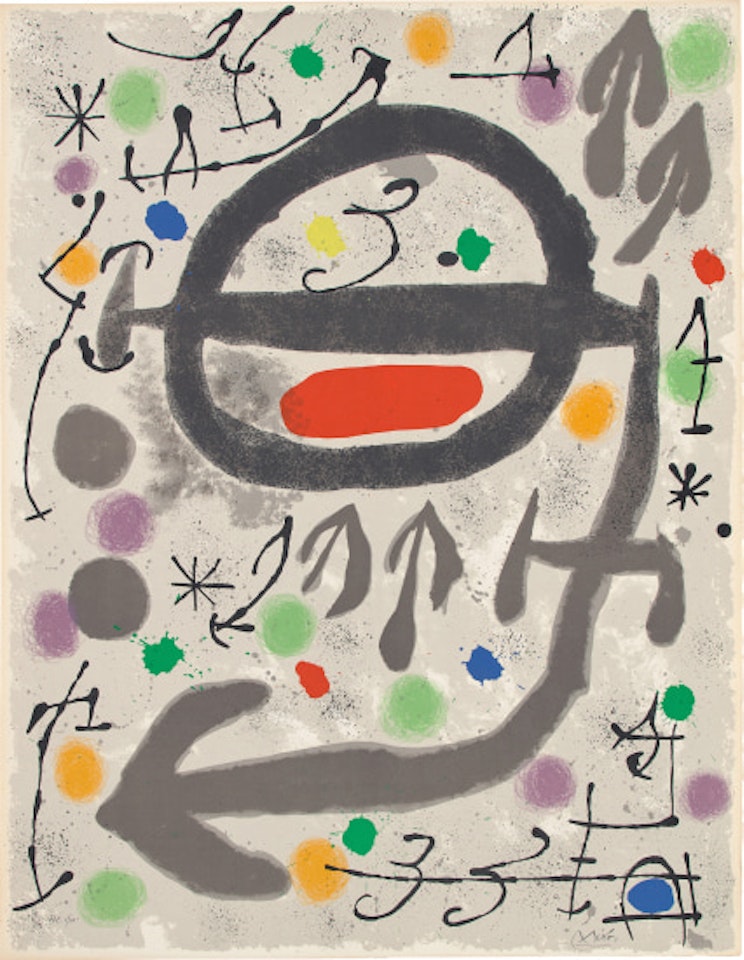 Les Perseides (The Perseides): plate 3 by Joan Miró