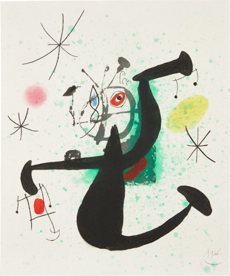 La Demoiselle à bascule (Young Lady Rocking) by Joan Miró