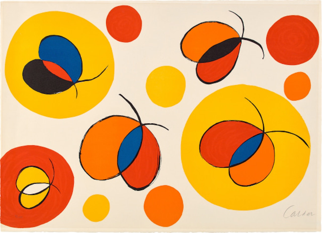 Composition with Butterflies, from La Mémoire élémentaire (Elementary Memory) by Alexander Calder