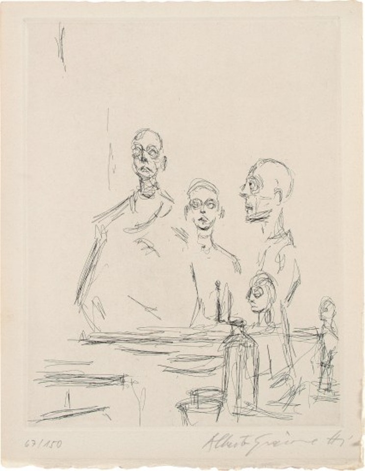 Sculptures dans l'atelier (Sculptures in the Studio), from Catalogue Galerie Beyeler by Alberto Giacometti