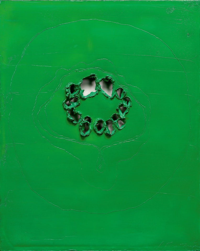 CONCETTO SPAZIALE by Lucio Fontana