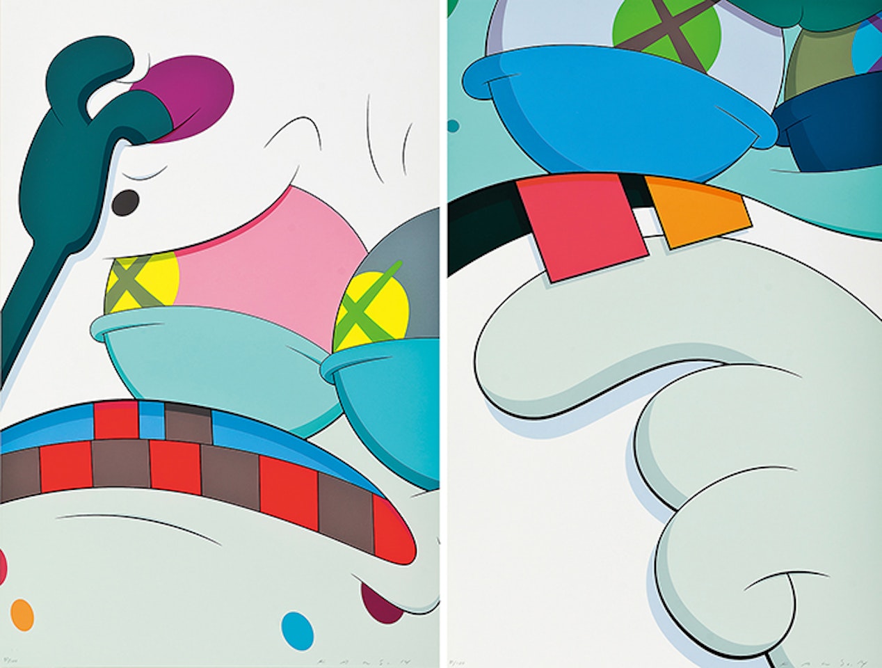 Blame Game (2 works) by Kaws