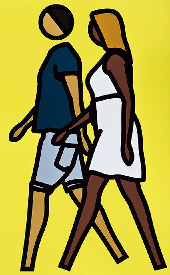 Charles and Justina by Julian Opie