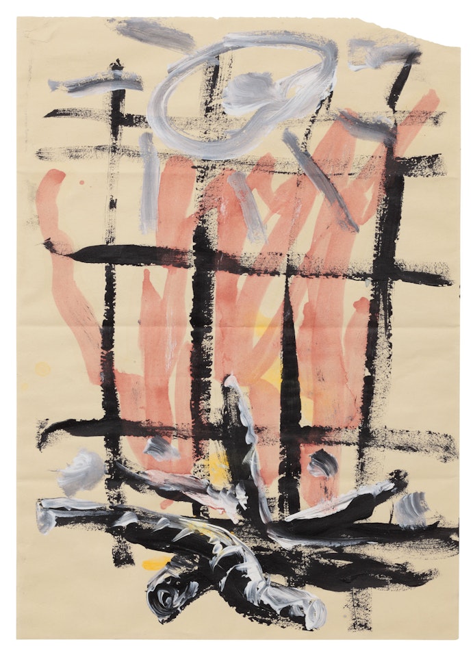 Untitled (Feuer mit Palette) (Fire with Palette) by Anselm Kiefer