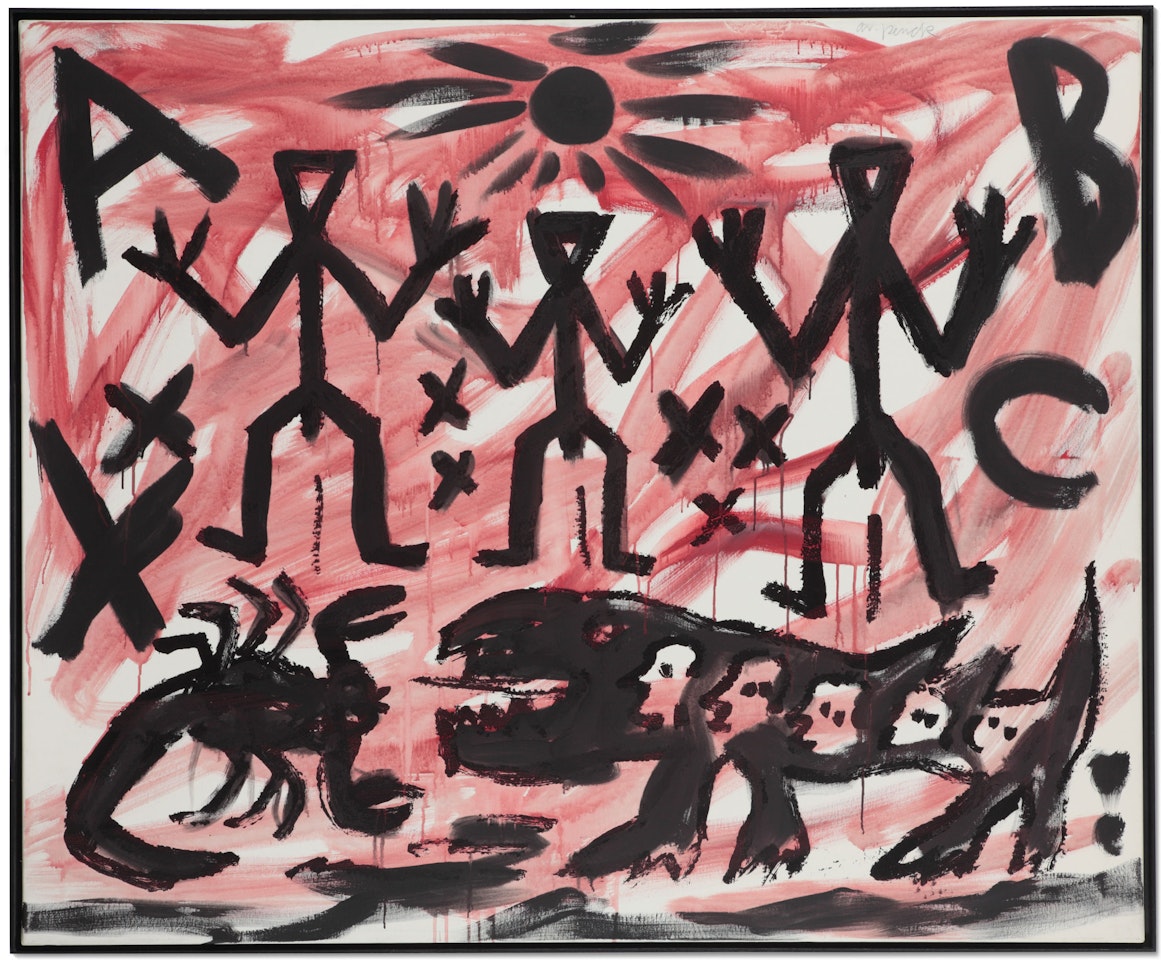 Drei von Vielen (Three of Many) by A.R. Penck
