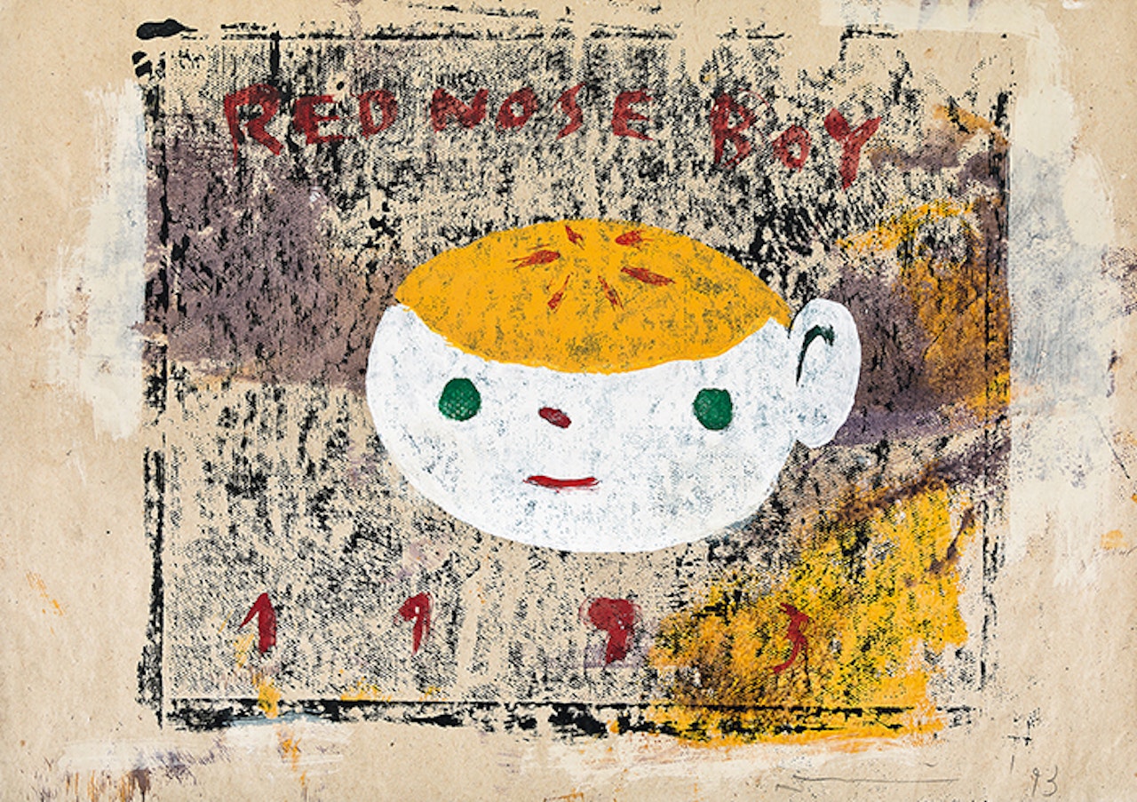 Red Nose Boy by Yoshitomo Nara