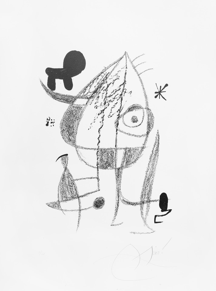 Maravillas con Variaciones Acrosticas en el Jardin de Miro, plate 20 (Mourlot 1072) by Joan Miró