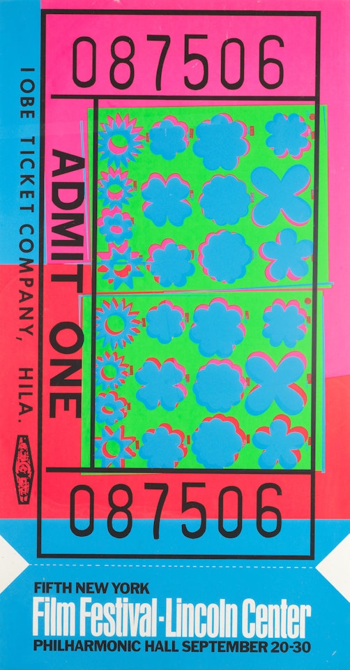 Lincoln Center Ticket (Feldman & Schellmann II.19) by Andy Warhol