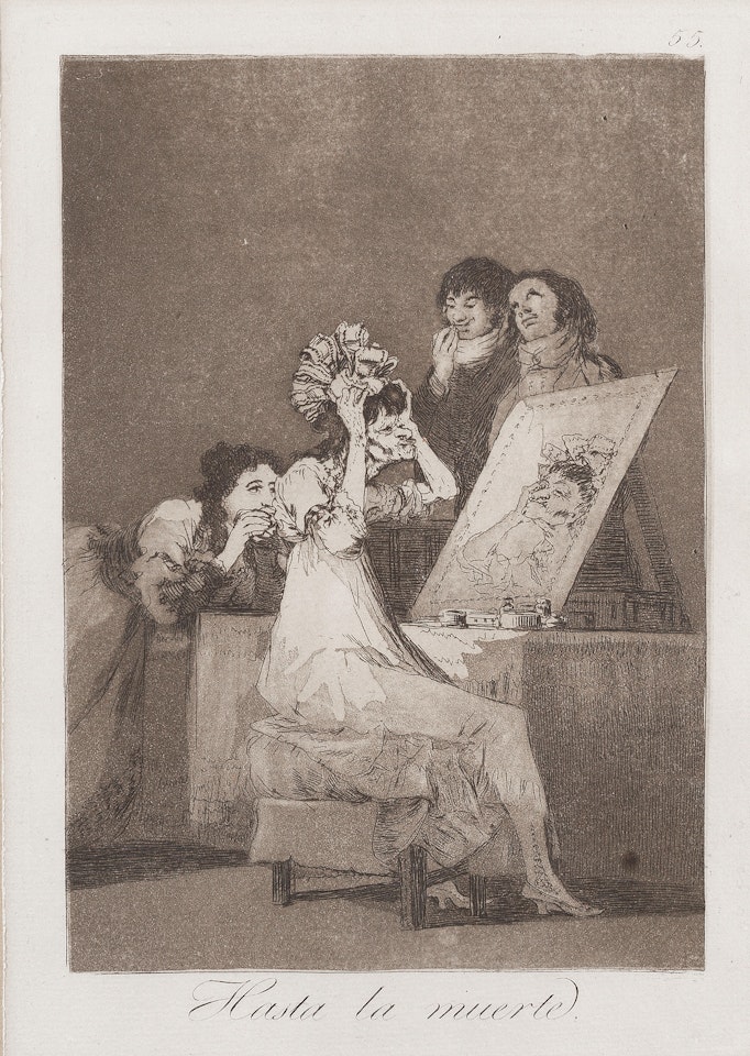 Hasta la muerte; Volaverunt, from 'Los Caprichos' (Harris 90, 96) by Francisco José de Goya