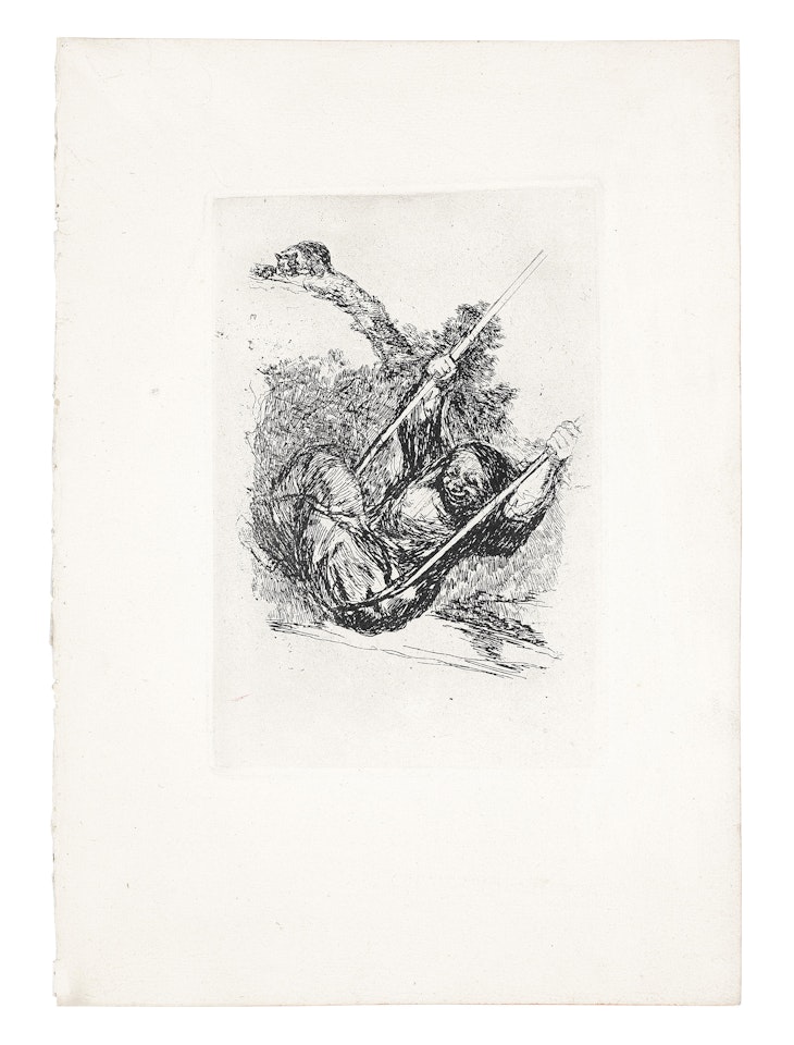 Vieja Columpiándose (Old Woman on a Swing) (Harris  33) by Francisco José de Goya
