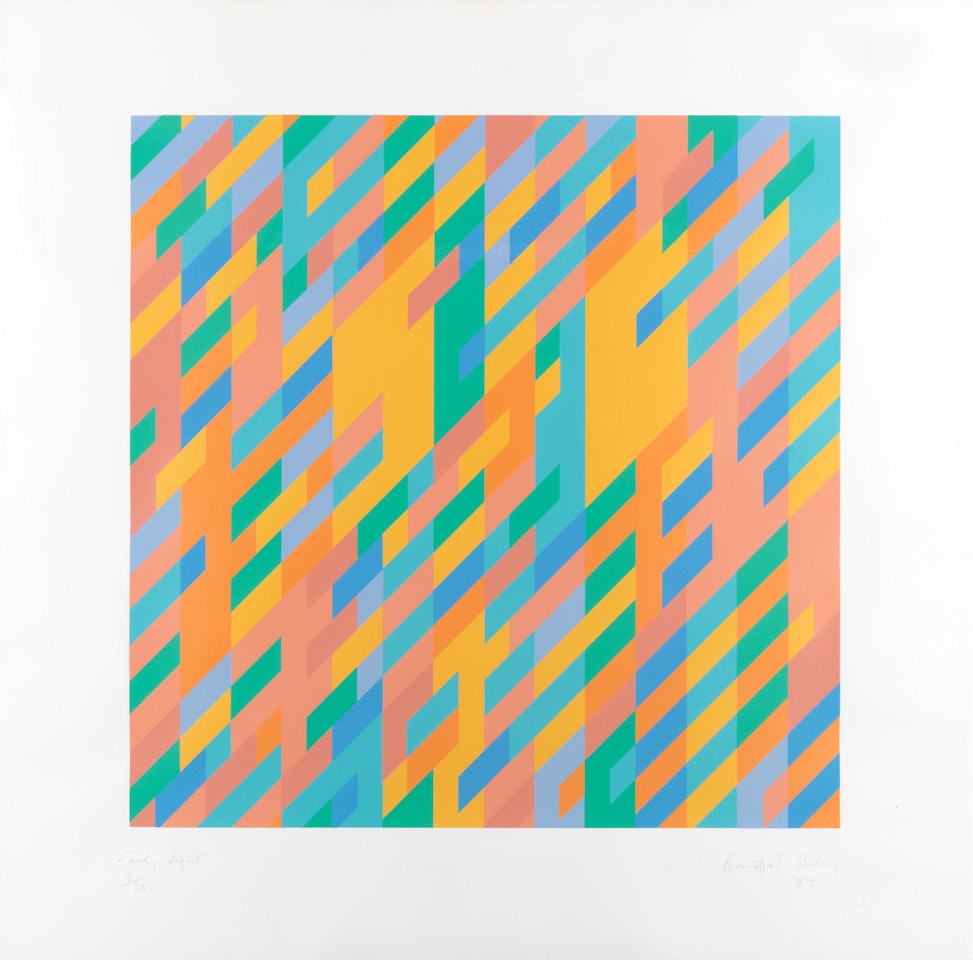 Early Light  (Schubert 33) by Bridget Riley