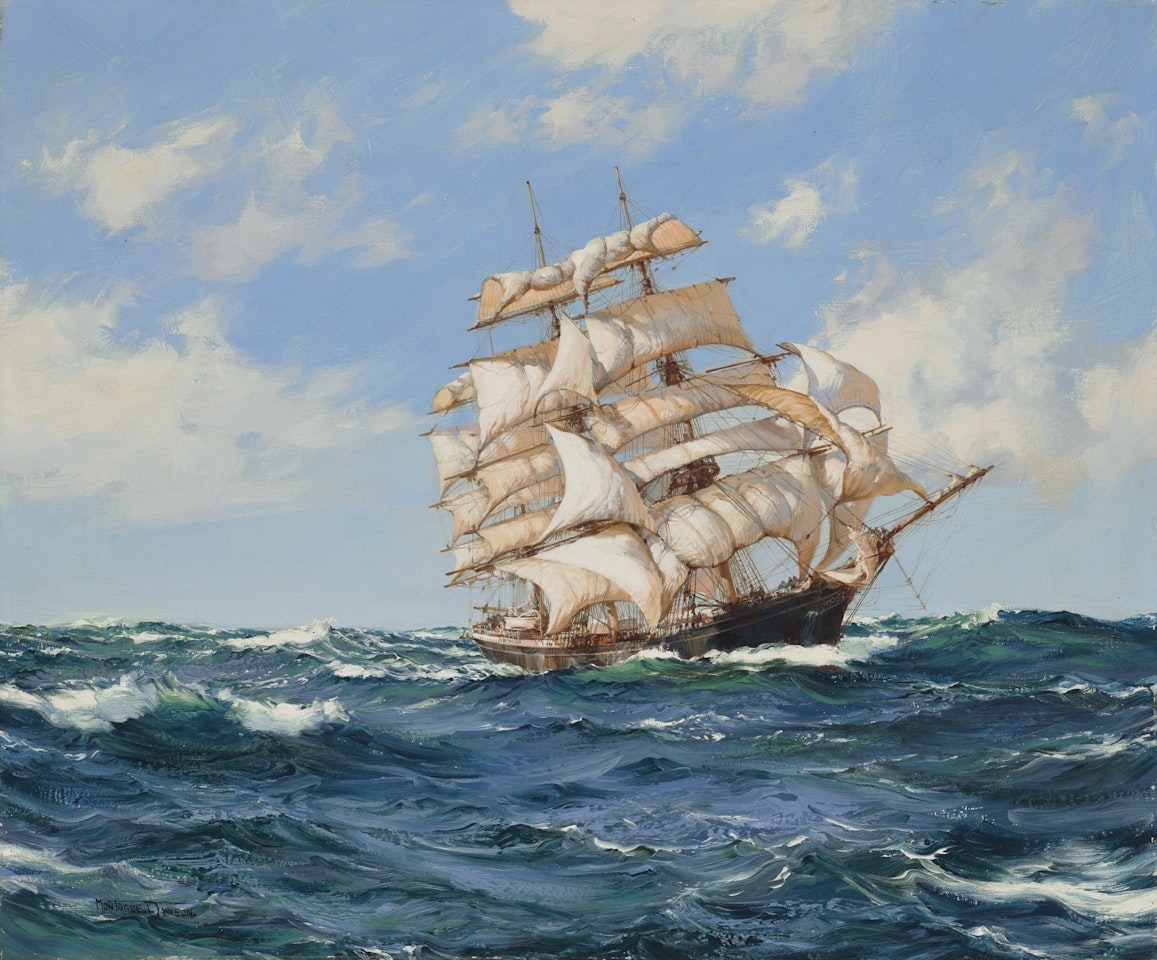 The Boundless Ocean - The 'South Australian' by Montague Dawson