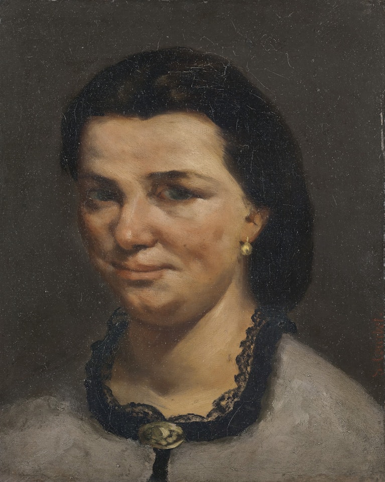 Portrait de femme by Gustave Courbet
