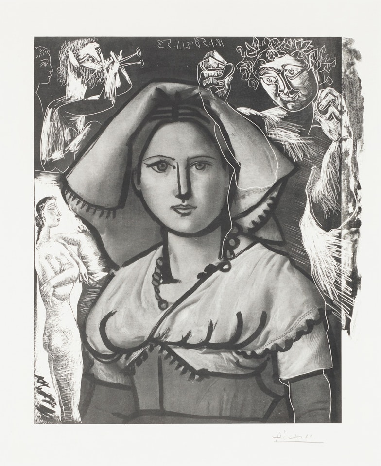 L'ITALIENNE (B. 740; M. 238) by Pablo Picasso