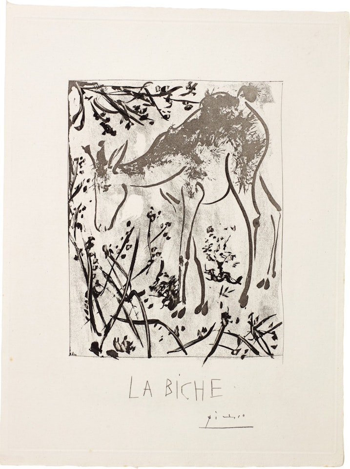 LA BICHE (B. 336; BA. 583) by Pablo Picasso