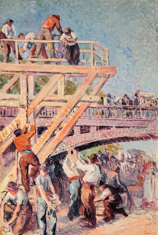 LES TRAVAILLEURS by Maximilien Luce