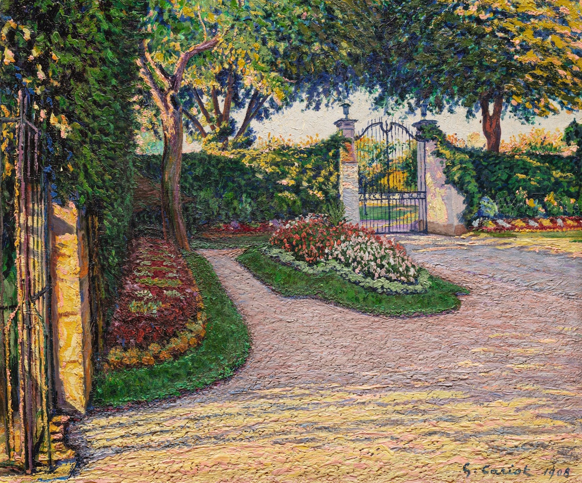 LE PARC DU CHÂTEAU by Gustave Cariot
