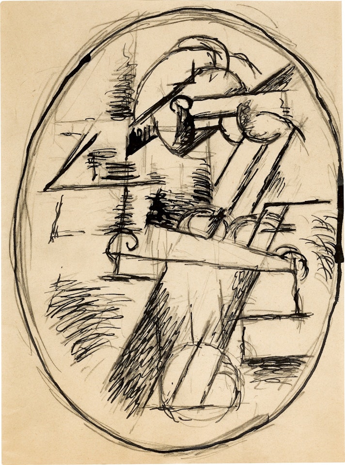 COMPOSITION OVALE by Pablo Picasso