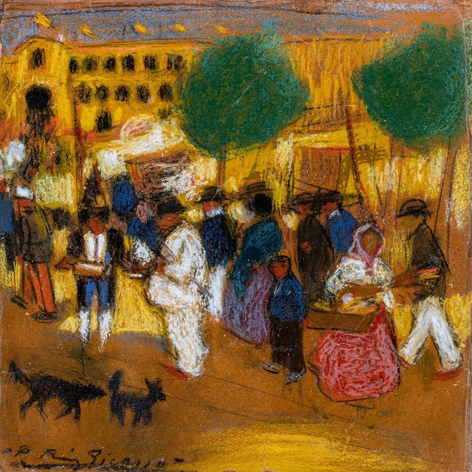 L'ENTRÉE AUX ARÈNES by Pablo Picasso