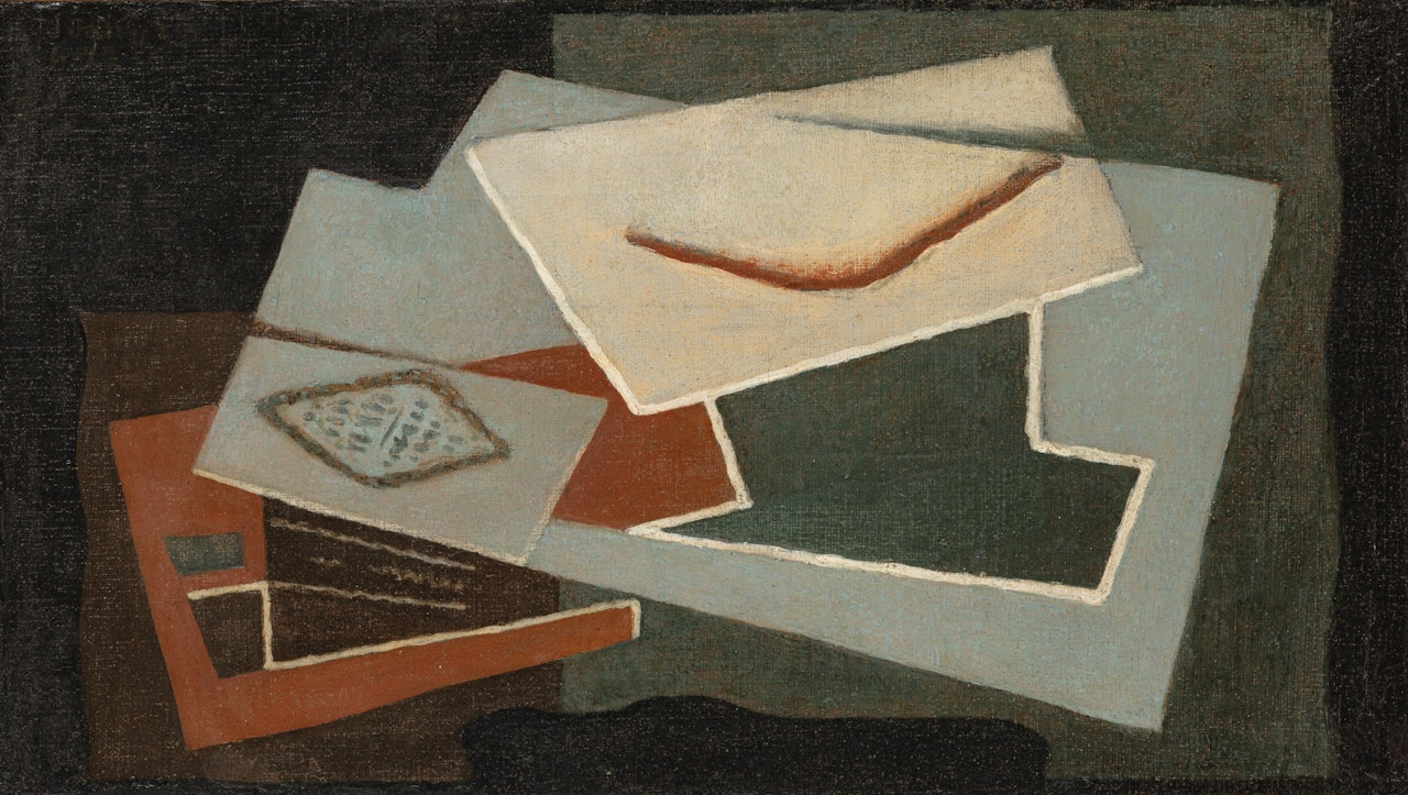 COMPOTIER ET PIPE by Juan Gris