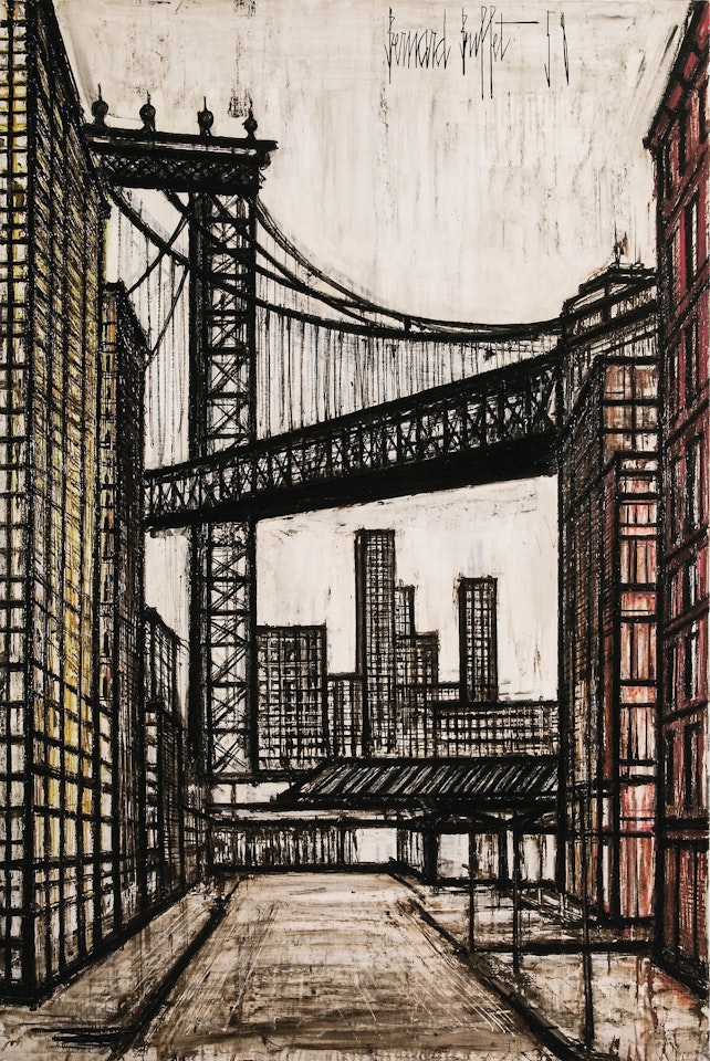 NEW YORK, SUBWAY by Bernard Buffet